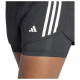 Adidas Γυναικείο σορτς Own the Run 3-Stripes 2in1 Shorts